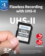 Nextorage Japan UHS-II SD Card256GB max Read Speed 280MB/s V60 (SDXC UHS2 Memory Card NX-F2SE) - Image 4