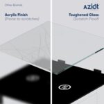 AZIOT Smart Modular 2 Way Gang Touch Switch - 16 Amps each - Glass (Not Acrylic): Elevate Your Home with Effortless Control (Fits in Anchor Roma Classic and similar plates) - Image 6