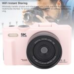 5K Digital Camera for Photography, WiFi 75MP Autofocus Vlogging Camer, 3 Inch 180 Degree Flip Screen with 18X Digital Zoom, Travel Flash Camara for Beginners Adults - Image 6