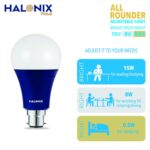 Halonix All Rounder Base B22D 15W,8W,0.5W Multi Wattage Adjustable Light Led Bulb (Pack Of 1, White & Yellow) - Image 4