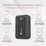 Beetel Volte Series PB20N Nano 20000mAh Power Bank 22.5W Fast Charging |Triple Output QC3.0, PD3.0, PPS | Pass Through Charging | Designed for Apple iPhone, Samsung, OnePlus & All Smartphones | Black - Image 6