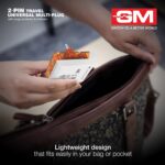 GM 6AMP 2-Pin Multi Plug Adapter | Universal Travel Adapter | Supports 2-Pin & 3-Pin Plugs | Multiple Charging Ports | Charge Smartphones, Laptops & Other Devices | Compact & Reliable | GM 3011 - Image 7