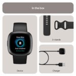 Fitbit Versa 4 Fitness Watch (Black/Graphite Aluminium) with 6-Month Premium Membership - Image 9
