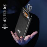 Unix UX-1513 10000mAh Slim Power Bank with Fast Charging | Dual USB Output, Type-C Input/Output, Digital Display | Multi-Layer Protection | Portable Battery Backup for iPhone, Android - (Black) - Image 9