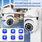 DDLC Full HD 1080P Mini PTZ Wi-Fi Security Camera | 4MP High-Resolution | IR + Color Night Vision |Two-Way Audio | Motion Detection | Multi-Platform Support | SD Card Support | (mini ptz) - Image 4