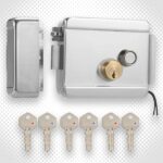 Elove® Diplomat Polished Stainless Steel Electronic Door Lock with WiFi Controller for House & Outdoor Main Gate with 2 Remote | Smart Security Lock | Heavy Duty Automatic Gate Lock - Image 3