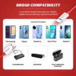 60W Charger Type C| Type C Data Cable| Compatible with Oppo, Realme, OnePlus, Mi & Redmi| Type C Charger| SUPERVOOC, SuperDart, Ultra Fast & Mi Turbo Protocol| Fast Charger| BIS Certified| - Image 3