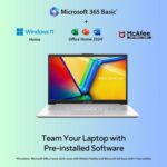 ASUS Vivobook Go 14, AMD Ryzen 3 7320U Processor,(8GB RAM/512GB SSD/14 FHD (1920 x 1080)/Windows 11/M365 Basic (1Year)*/Office Home 2024/Silver/1.38 kg), E1404FA-EB2321WS - Image 6