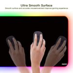 Extended RGB Gaming Mouse Pad, Extra Large Gaming Mouse Mat for Gamer, Waterproof DEST Mat with 10 Lighting Mode, for PC Computer RGB Keyboard - 31.5'' x 11.8" x 4mm (Black) - Image 3