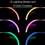 Extended RGB Gaming Mouse Pad, Extra Large Gaming Mouse Mat for Gamer, Waterproof DEST Mat with 10 Lighting Mode, for PC Computer RGB Keyboard - 31.5'' x 11.8" x 4mm (Black) - Image 8