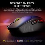 Corsair Sabre v2 PRO Ultralight FPS Wireless Gaming Mouse – 33,000 DPI, 36g Weight, 8,000Hz Hyper-Polling, Mechanical Switches, Up to 70-Hour Wireless Battery Life, Web Hub – White - Image 3