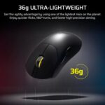 Corsair Sabre v2 PRO Ultralight FPS Wireless Gaming Mouse – 33,000 DPI, 36g Weight, 8,000Hz Hyper-Polling, Mechanical Switches, Up to 70-Hour Wireless Battery Life, Web Hub – White - Image 4