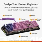 Glorious Gaming - GMMK 3 PRO: Custom Mechanical Keyboard, Full Size 100% Keyboard, Modular Aluminum Body & Gasket System, Hotswappable MX Switches, Sound Dampening Foam, Custom Keycaps, ANSI (Black) - Image 3