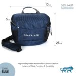 TRAVALATE® DSLR Camera Shoulder Bag Travel Camera Bag for Nikon Canon Sony Cameras, Lens, Accessories Camera Bag With Waist Belt Strap - Image 3