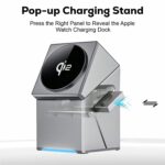 Qi2 3-in-1 Magnetic Wireless Charger 15W Foldable Stand for iPhone 17 Pro Max/17 Air/16/15, Apple Watch Series 10/Ultra 2 & AirPods Pro - Image 6