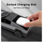 CyberDock 3-in-1 Wireless Charger | Qi2 Certified | Magnetic Mag-Safe Wireless Charging Station with One-Touch Auto Rotation and Fast Charging | Sleek Futuristic Design with LED Indicator - Image 5