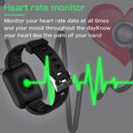 Smart Watch for Kids Men Boys 10-12 Years Old, Women Girls ID116 Bluetooth Smartwatch Wireless Fitness Band | Sports Gym Watch for All Smart Phones I Heart Rate and spo2 Monitor - Image 3