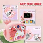 Wembley 8MP Digital Camera for Kids with Print | Instant Printing, Unicorn Design, Video Recorder, 4GB SD Card, Print Paper Rolls, Shoulder Strap for Kids 3-10 Years - Image 4