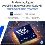 HP 14, Intel Core Ultra 5 125H (24GB DDR5, 1TB SSD), Micro-Edge, Anti-Glare, FHD, 14''/35.6cm, Win11, M365* Office24, Silver, 1.4kg, ep1180TU, FHD Camera, Backlit Laptop - Image 3