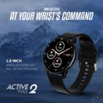 GameSir Active 2 Smartwatch | 1.3" HD Full Touch Display | Smart Fitness Tracker with Heart Rate, SpO2, Bluetooth Calling, IP68 Waterproof, Sports Mode Compatible with Android & iOS(Black) - Image 3