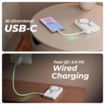 XECH Power Bank 10000mAh | Wireless Powerbank Magnetic Fast Charging | 20W Type-C PD & 22.5W USB Output | Phone Stand | Made in India (X-Charge Mag) - Image 5