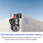 Maizic Smarthome 6 MP WiFi Camera Outdoor/Indoor with bidirectional Voice, Intelligent Alarm, Smart surviellance, Motion and Human Detection (White Outdoor) - Image 3