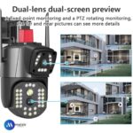 Maizic Smarthome 6 MP WiFi Camera Outdoor/Indoor with bidirectional Voice, Intelligent Alarm, Smart surviellance, Motion and Human Detection (White Outdoor) - Image 4