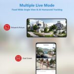 Maizic Smarthome 6 MP WiFi Camera Outdoor/Indoor with bidirectional Voice, Intelligent Alarm, Smart surviellance, Motion and Human Detection (White Outdoor) - Image 5