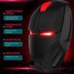 HIVAGI® 2.4G Noiseless Wireless Mouse with USB Receiver Portable Computer Mice for PC, Tablet, Laptop, Notebook (Black) - Image 3