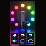 USB Gaming Microphone for PC, Condenser Mic with Quick Mute, Shock Mount, Gain Control, Ideal for Streaming Podcasts Videos, Metal Build - Image 8
