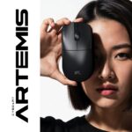 Cybeart | Artemis 52g Ultra-Light Wireless Gaming Mouse | Dual 300mA Hyperswap™ Battery | 24,000 DPI | 1K Polling Rate | 80M Kailh Switches | Tri Mode (Black) - Image 4