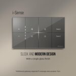 Havells Crabtree iSense Smart Monoblock Touch Panel with1 Fan regulator, 3 ON/OFF switch, 2 Scene (Grey) I Compatible with 4M Gang Box I Mesh connectivity I Compatible with Alexa, Google Home - Image 3