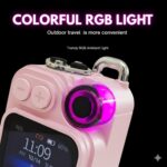 AI Smart Bluetooth Speaker | Portable Translator & Music Companion Real-Time Multi-Language Translation, 1200mAh Battery, Bluetooth 5.4, USB-C Fast Charging, Compact Design & Stereo Sound (Pink) - Image 5
