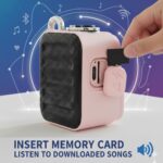 AI Smart Bluetooth Speaker | Portable Translator & Music Companion Real-Time Multi-Language Translation, 1200mAh Battery, Bluetooth 5.4, USB-C Fast Charging, Compact Design & Stereo Sound (Pink) - Image 8
