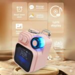 AI Smart Bluetooth Speaker | Portable Translator & Music Companion Real-Time Multi-Language Translation, 1200mAh Battery, Bluetooth 5.4, USB-C Fast Charging, Compact Design & Stereo Sound (Pink) - Image 9