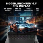 HP OMEN Gaming Laptop, 13th Gen Intel Core i7-13620H, 6GB RTX 4050 GPU, 15.6-inch (39.6 cm), FHD, IPS, 144Hz, 16GB DDR5, 1TB SSD, RGB Backlit KB, B&O, Dual Speakers (MSO, Black, 2.32 kg), wd0011TX - Image 5