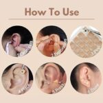 Acupressure Ear Massage Stickers, Vaccaria Seed Auricular Plaster, 600 Pieces, Beige, with Tracking Number (1) - Image 3