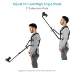 FLYCAM DSLR Camvest - Hands-Free Front & Rear Body Camera Mount Harness. Payload Up to 1.5kg / 3.3lb. 3rd-Person Camera Mount Rig for POV Or Third-Person Shooting Angles. (FLCM-CMVT-01) - Image 4