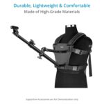 FLYCAM DSLR Camvest - Hands-Free Front & Rear Body Camera Mount Harness. Payload Up to 1.5kg / 3.3lb. 3rd-Person Camera Mount Rig for POV Or Third-Person Shooting Angles. (FLCM-CMVT-01) - Image 6