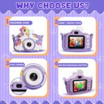 Kidsmate Mini Digital Camera for Kids with 2-Inch HD Screen | Cute Unicorn Design with 1080MP Photo, Video Recorder & Selfie Mode (Digital Camera) - Image 6