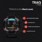 Traq by Titan Triathlon Running, Cycling, and Swimming GPS Unisex Smartwatch with Heart Rate Monitoring and Upto 7 Days of Battery Life 75004PP01 - Image 3