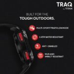 Traq by Titan Triathlon Running, Cycling, and Swimming GPS Unisex Smartwatch with Heart Rate Monitoring and Upto 7 Days of Battery Life 75004PP01 - Image 4