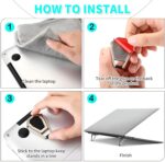 Mini Laptop Stand for Desk Folding Portable Laptop Stand for Table | Compact & Design Aluminum Anti-Slip All Tabletop Laptop| Laptop Riser Holder Compatible -(Pack of 2Pcs) - Image 7