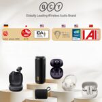 QCY T17 Pro Wireless Earbuds | Global Brand, Fabric Finish, AI Noise Cancellation, 9EQs, Smart App, IPX4, 35H Playtime, 68ms Low Latency (Black) - Image 3
