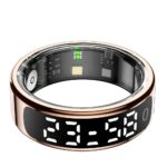 Smart Ring | Built-in LED Display Health Tracker | HR, HRV, SPO₂, Sleep, Stress & Menstrual Tracking | Buy Sizing Kit First | Multi-Sports | Up to 5 Days Battery | IP68 | Rose Gold, Size 13 - Image 3