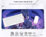 Tee Mafia Uchicha Sasuke Ita-Chi - Anime Series Mouse Mat - Printed Large Extended XXL Mouse Pad for Laptop, Desktop, PC for Gaming Table Mat - Anti-Skid Rubber - [11 x 23in] - Pack of 1 (D8) - Image 3