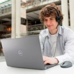 Dell Leatherette Wired Stereo Over Ear Headset|Frequency Response 20-20k Hz (Audio) 150-7k Hz (Microphone)|Noise Cancelling|Status Indicator|WH1022-Black - Image 3