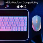 Archer Tech Lab Wireless Bluetooth Gaming Mouse| Tri-Mode (BT 5.3/2.4GHz USB/Wired) 7 RGB Lights, 4 DPI Levels (1200-3200) 500mAh Rechargeable| Ergonomic Lightweight 86g| PC Laptop Mac (Recurve 700) - Image 5
