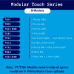 Smarteefi Touch 4 Port WiFi Smart Switch, Execute Schedule Even if no Internet, Compatible with Alexa/Google Home (White) - Image 3