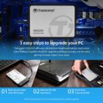 Transcend 250GB 225S 2.5" SATA Internal SSD | SATA III 6Gb/s | 3D NAND Flash | up to 500/330 MB/s | DDR3 DRAM | 3 Yrs Warranty | Fastest Solid State Drive | TS250GSSD225S - Image 6